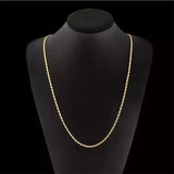 18K Gold Chain Necklace