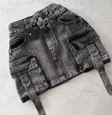 PlaidPunk™ – Pocket Plaid Y2K Mini Skirt (Harajuku Streetwear)