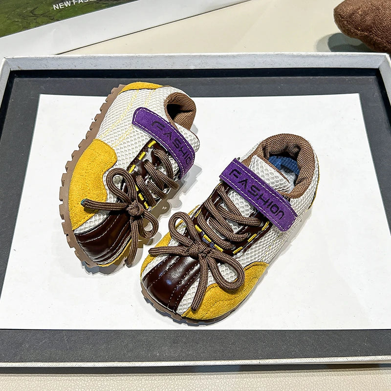Kids Colorblock Casual Sneakers