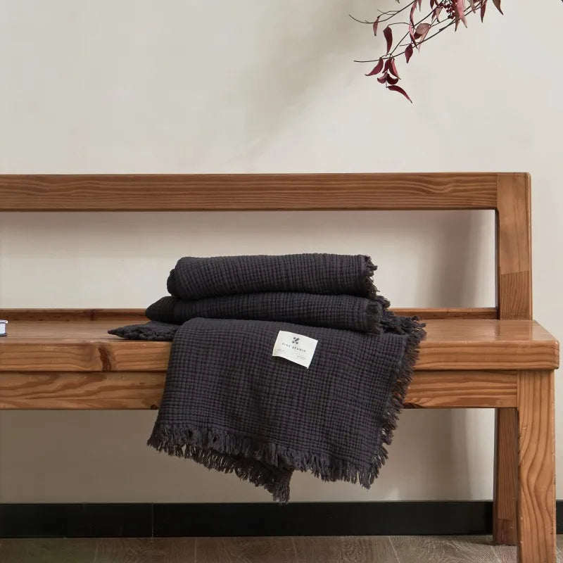Soft Cotton Throw Blanket