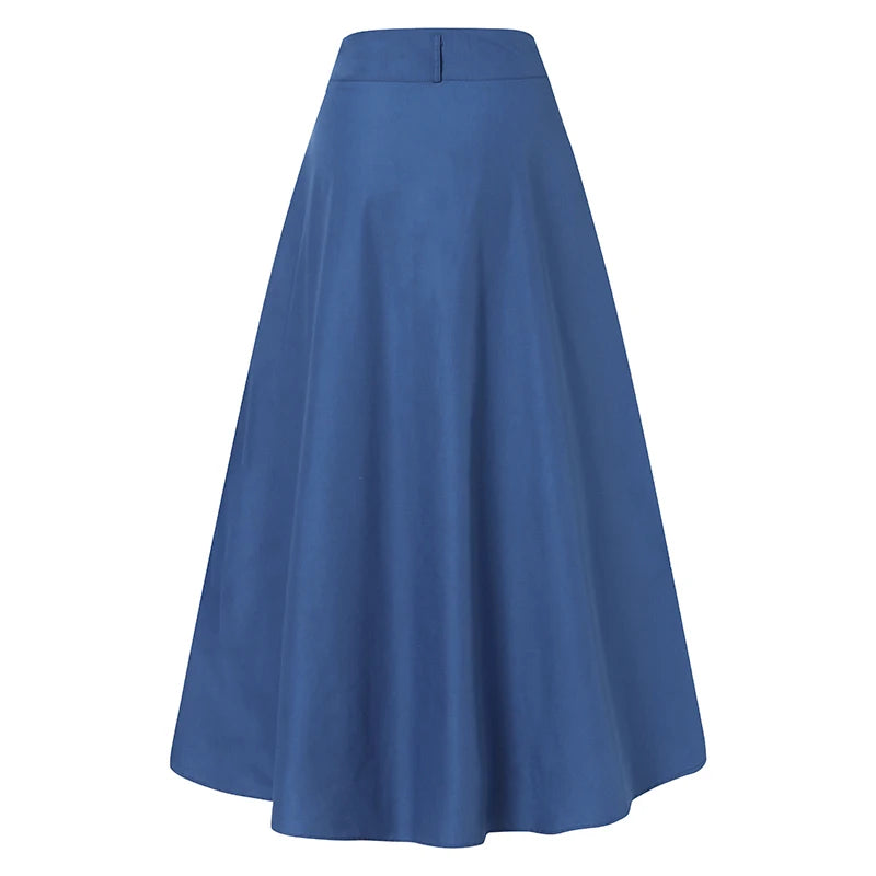 Women Buttoned Cargo Skirt
