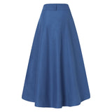 Women Buttoned Cargo Skirt