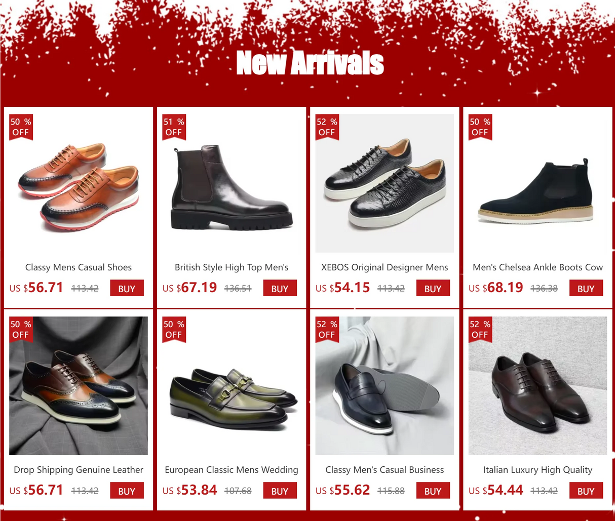 Men’s Crocodile Leather Mules