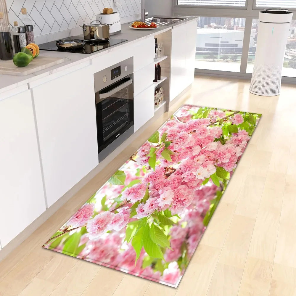 Fresh Flower Floor Mat