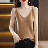Knitted Summer V-Neck Tank