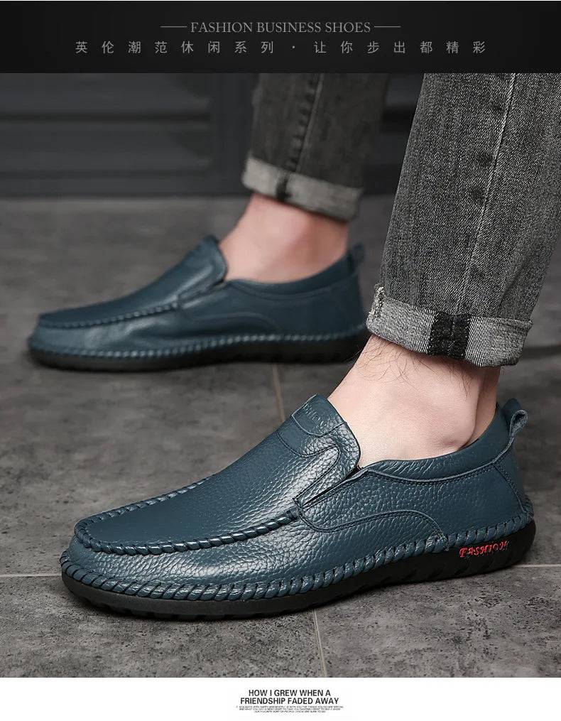 Men’s Italian Leather Driving Loafers