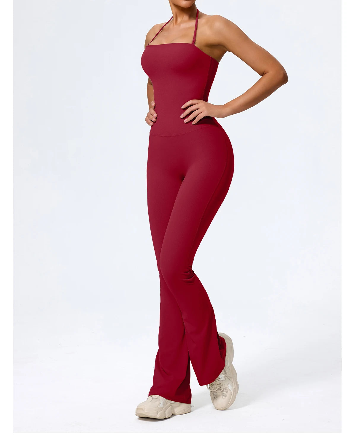 Elevate Backless Active Jumpsuit