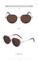 Vintage Round Metal Sunglasses