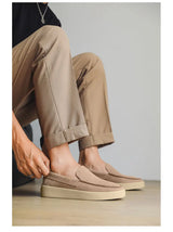 Men Suede Lightweight Driving Loafers