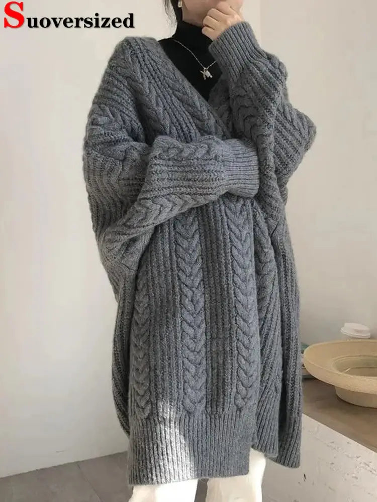 Women Hollow V-Neck Knit Cardigan