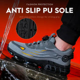Women Safety Shoes White Lightweight Sneakers