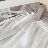 Women Satin High Waist Midi Skirt