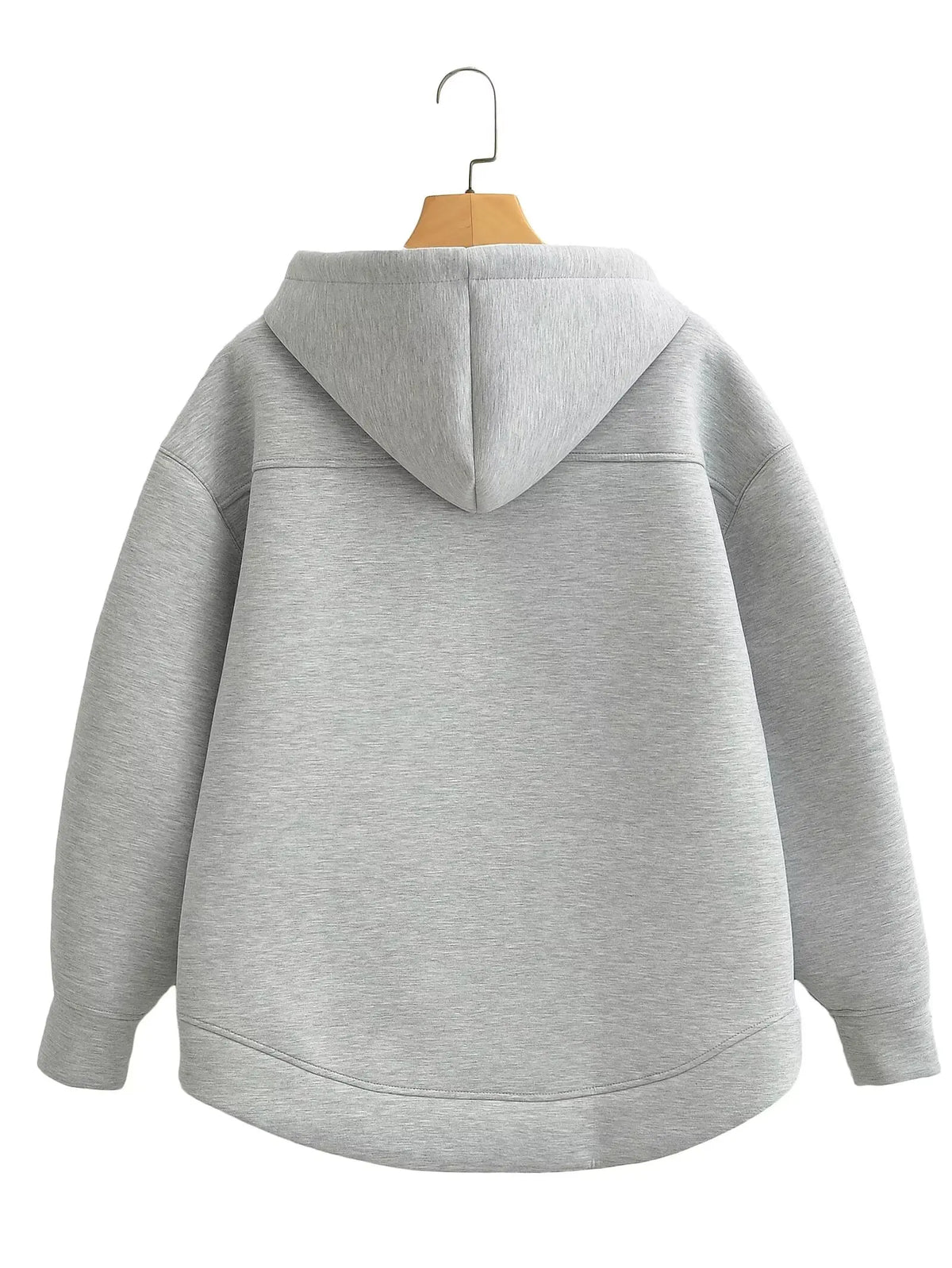 Women's Oversized Zip Hoodie Jacket