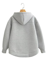 Women's Oversized Zip Hoodie Jacket