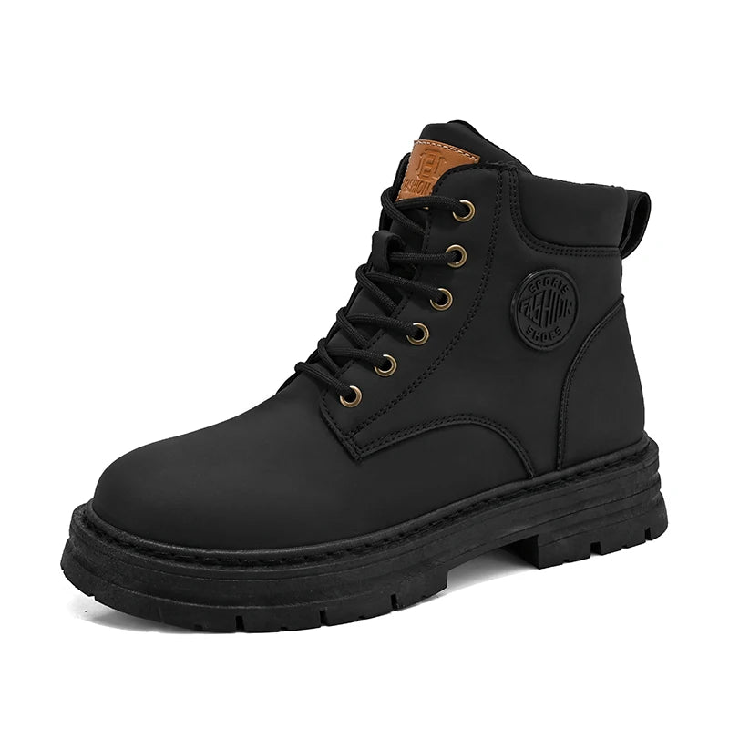 Men’s Outdoor Anti-Slip Leather Boots