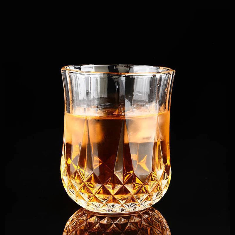 Diamond Wine Glass Tumblers