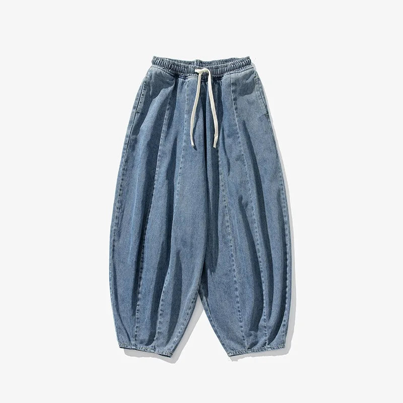 Men's Plus Size Japanese Retro Pants – Wide Leg