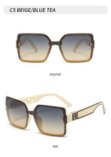 Luxury Oversized Square Sunglasses