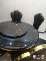Rotating Metal Dining Table