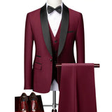 Men's Plus Size Suit – Business 3-Piece Outfit