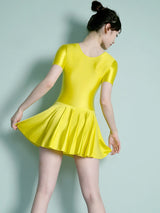 Women Satin Sports Ballet Skirt