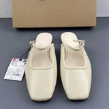 Women’s Square Toe Mules