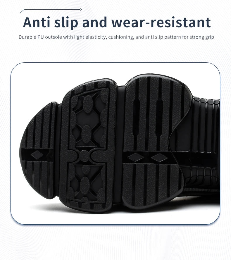 Men Rotating Button Safety Sneakers