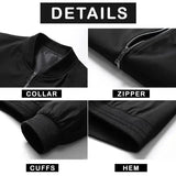 Men's Plus Size Oversized Bomber Jacket