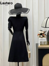 Women's Elegant V-Neck Fitted Dress