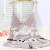 Curvy Luxe Satin Pajama Set