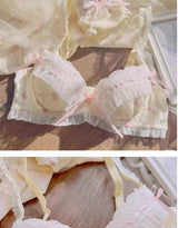 Women Lolita Push Up Bra Set