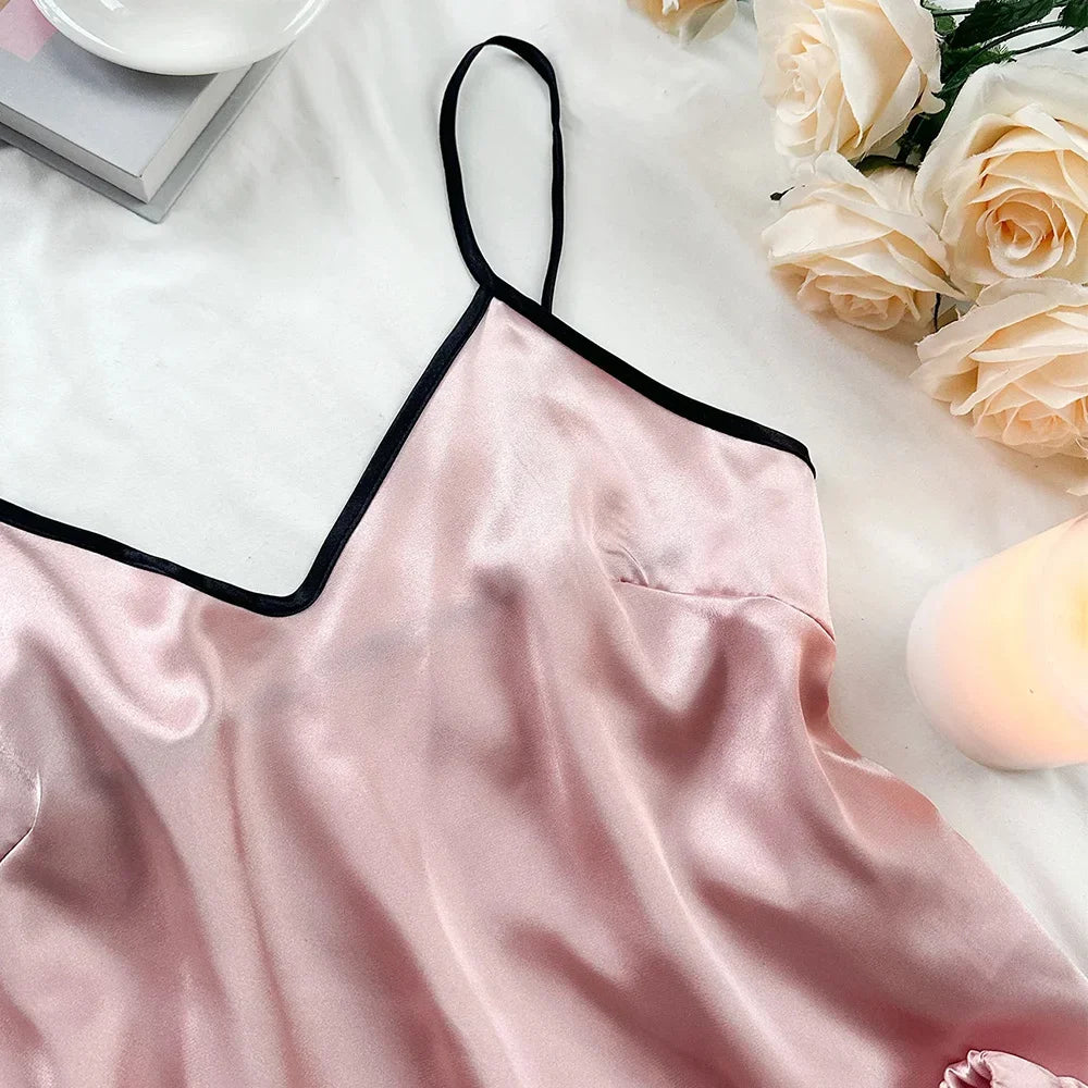Women's Satin Pajama Set