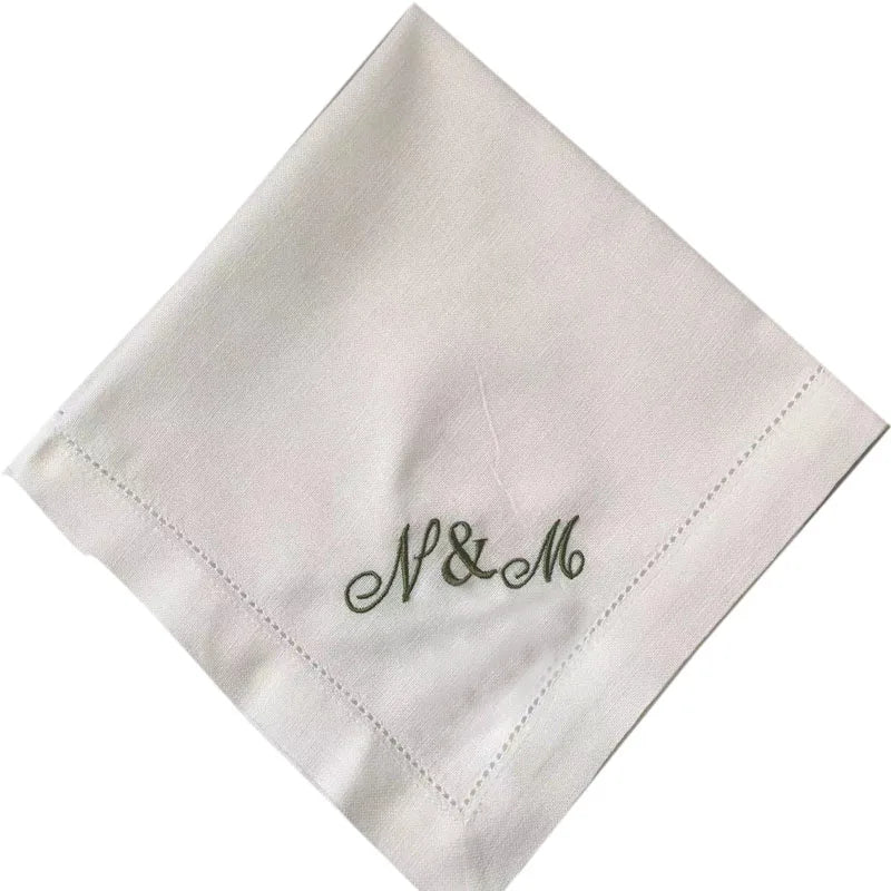 Custom Embroidered Napkins