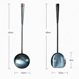 Handmade Wok Spatula & Ladle Set
