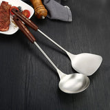 Wok Spatula & Ladle Cooking Tool Set
