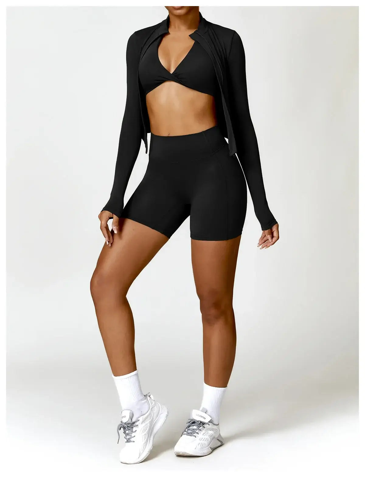 Women High Waist Yoga Fitness Shorts