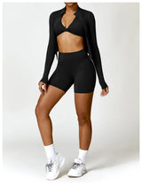 Women High Waist Yoga Fitness Shorts