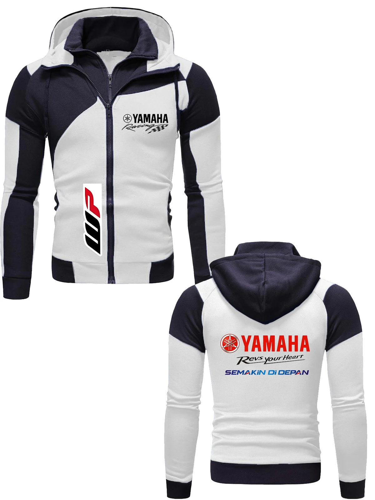 Yamaha Logo Zip-Up Hoodie