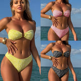 Women Bandeau Wrap Bra Top