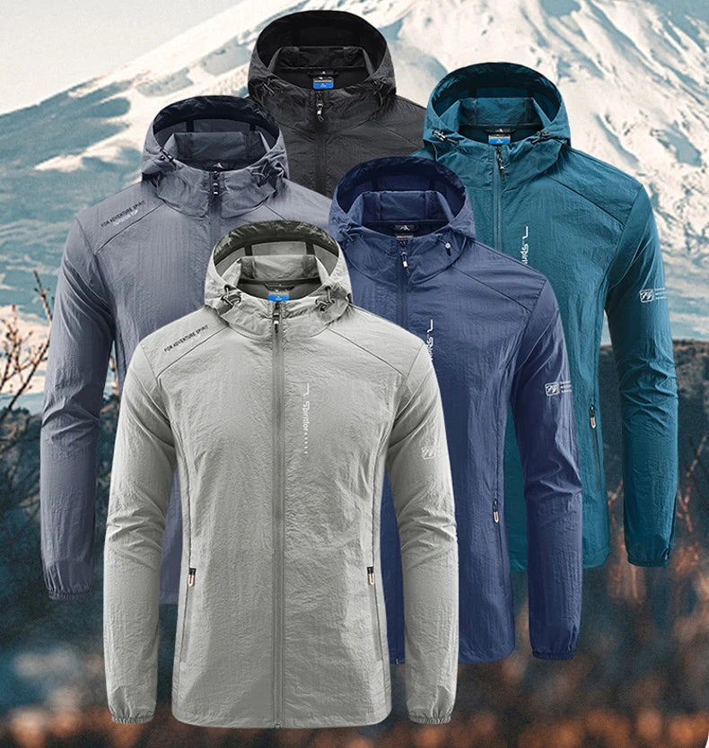 Men Ultra Light Quick Dry Hiking Jacket