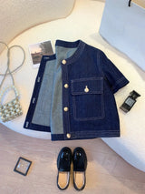 Women's Vintage Streetwear Summer Denim Jacket