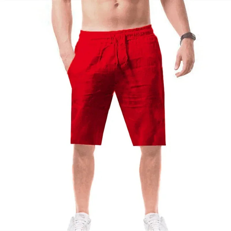 Men Cotton Linen Jogger Pants