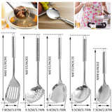 5-Piece Heavy-Duty Stainless Steel Utensil Set