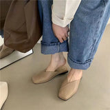 Women’s Leather Flat Mules
