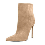 Suede Stiletto Boots