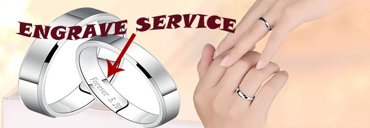 925 Sterling Silver Zircon Ring Set