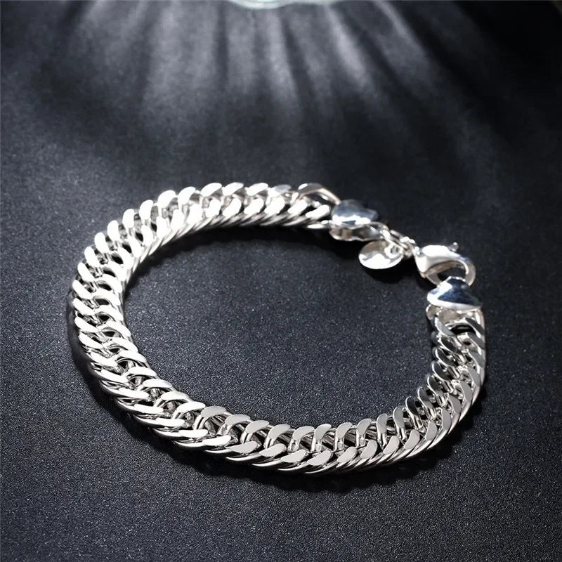925 Sterling Silver Chain Bracelet