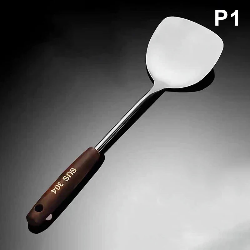 Wok Spatula & Ladle Cooking Tool Set