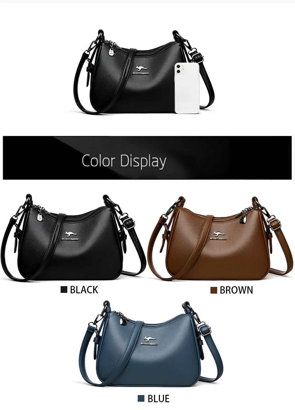 Minimalist Leather Shoulder Bag
