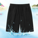Men's Plus Size Casual Ice Silk Shorts 7XL–8XL Quick Dry